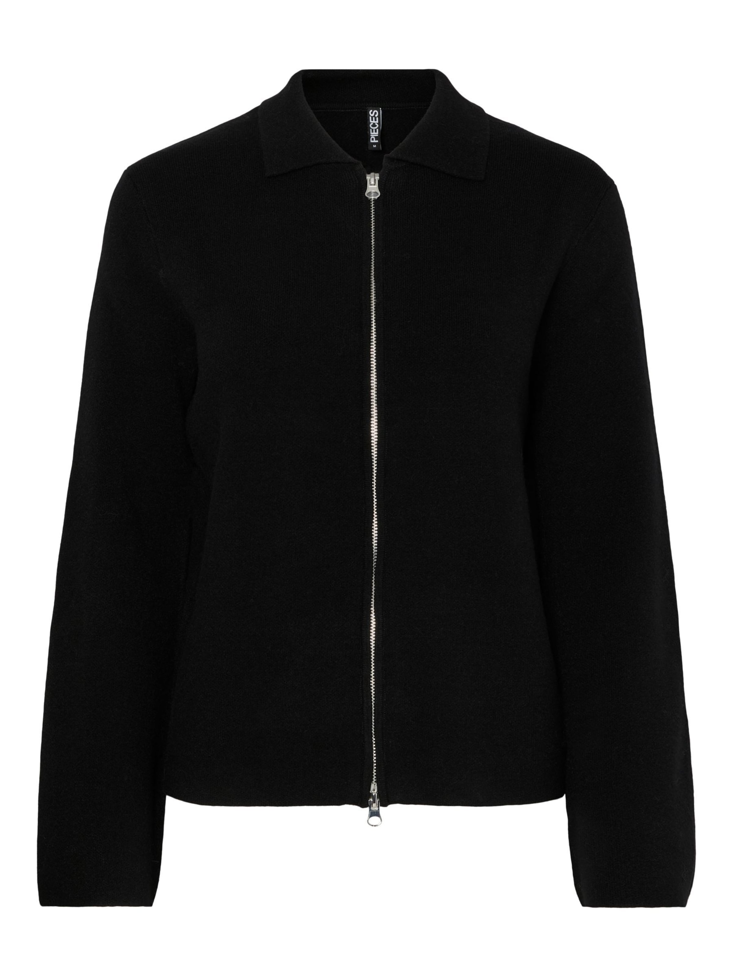 PIECES Кардиган 'PCRaja' вязаный, черный
PIECES Кардиган 'PCRaja' вязаный, черный