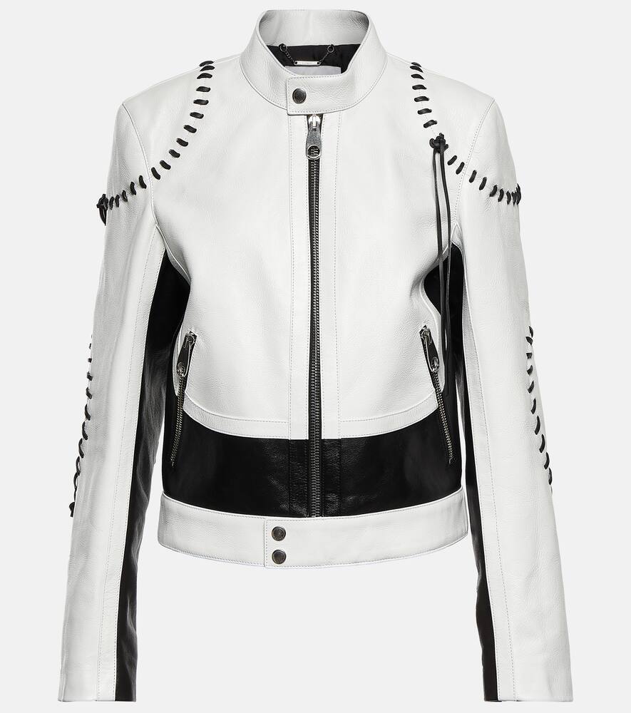 Кожаная косуха Chloé, Black - White 1
Кожаная косуха Chloé, Black - White 1