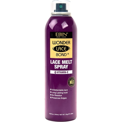 Аэрозольный спрей Wonder Lace Melt сохраняет края и делает кружево незаметным, обеспечивает длительную фиксацию, не оставляет следов, обогащен витамином Е и биотином, 180 мл Ebin New York
Аэрозольный спрей Wonder Lace Melt сохраняет края и делает кружево незаметным, обеспечивает длительную фиксацию, не оставляет следов, обогащен витамином Е и биотином, 180 мл Ebin New York