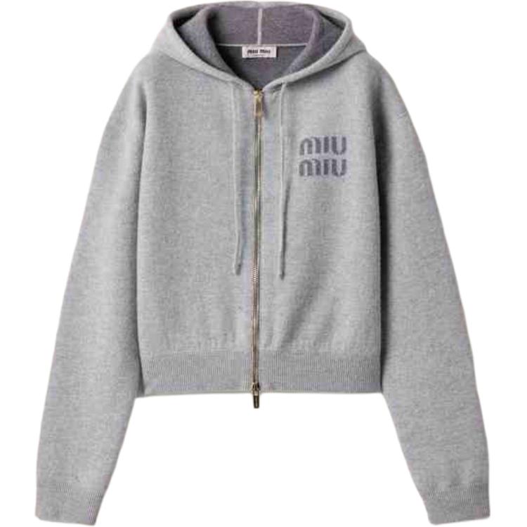 MIU MIU Свитер из кашемира SS25 для женщин серый
MIU MIU Свитер из кашемира SS25 для женщин серый