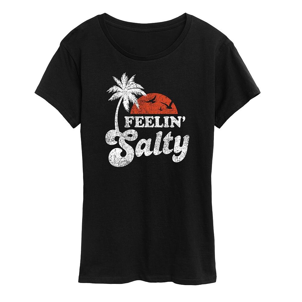 Женская футболка с рисунком Feelin' Salty Licensed Character, черный
Женская футболка с рисунком Feelin' Salty Licensed Character, черный