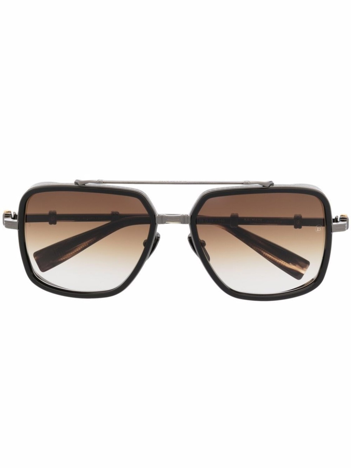 Balmain Eyewear солнцезащитные очки-пилоты Officier, коричневый
Balmain Eyewear солнцезащитные очки-пилоты Officier, коричневый