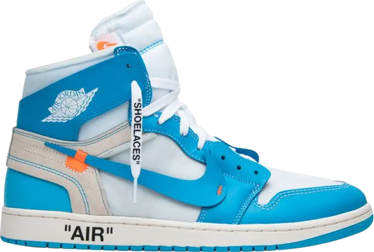Кроссовки Off-White x Air Jordan 1 Retro High OG UNC Sample, синий
Кроссовки Off-White x Air Jordan 1 Retro High OG UNC Sample, синий