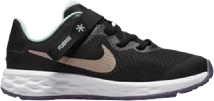 Кроссовки Nike Revolution 6 FlyEase PS 'Black Mint Foam', черный
Кроссовки Nike Revolution 6 FlyEase PS 'Black Mint Foam', черный