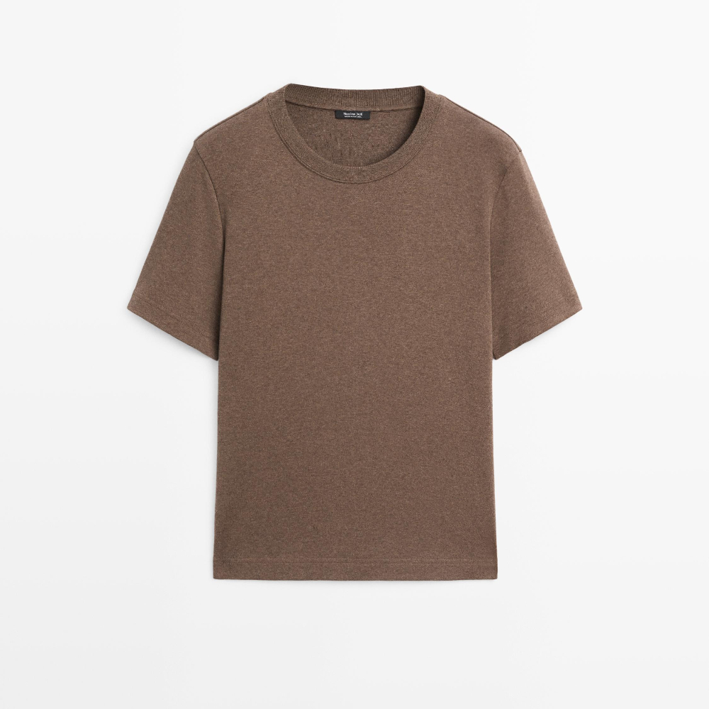 Футболка Massimo Dutti 100% Cotton Interlock Crew Neck, коричневый меланж
Футболка Massimo Dutti 100% Cotton Interlock Crew Neck, коричневый меланж