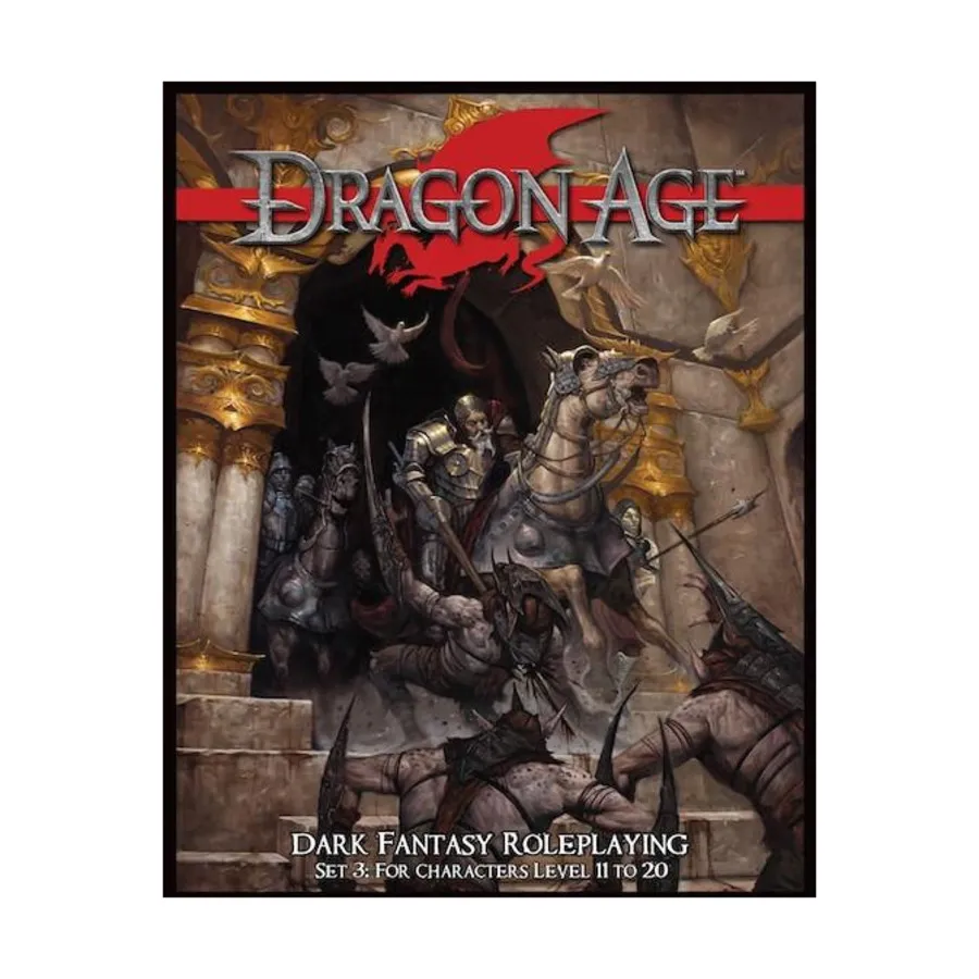 Бокс-сет Dragon Age Set #3 - For Characters Level 11 to 20, Dragon Age - Dark Fantasy Roleplaying
Бокс-сет Dragon Age Set #3 - For Characters Level 11 to 20, Dragon Age - Dark Fantasy Roleplaying