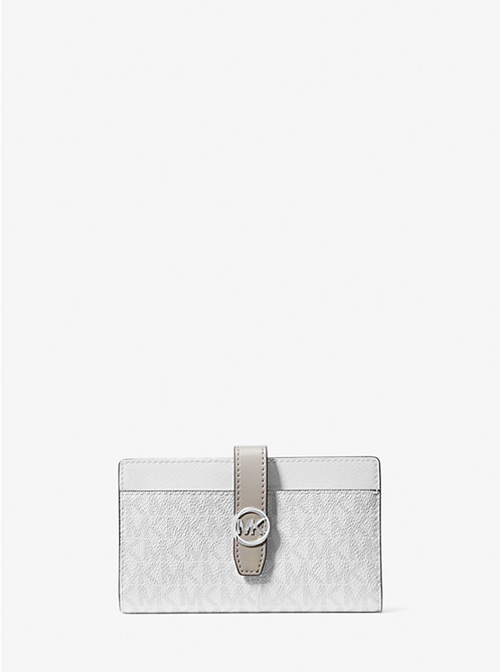 Кошелек Greenwich среднего размера с фирменным логотипом Michael Kors, белый
Кошелек Greenwich среднего размера с фирменным логотипом Michael Kors, белый