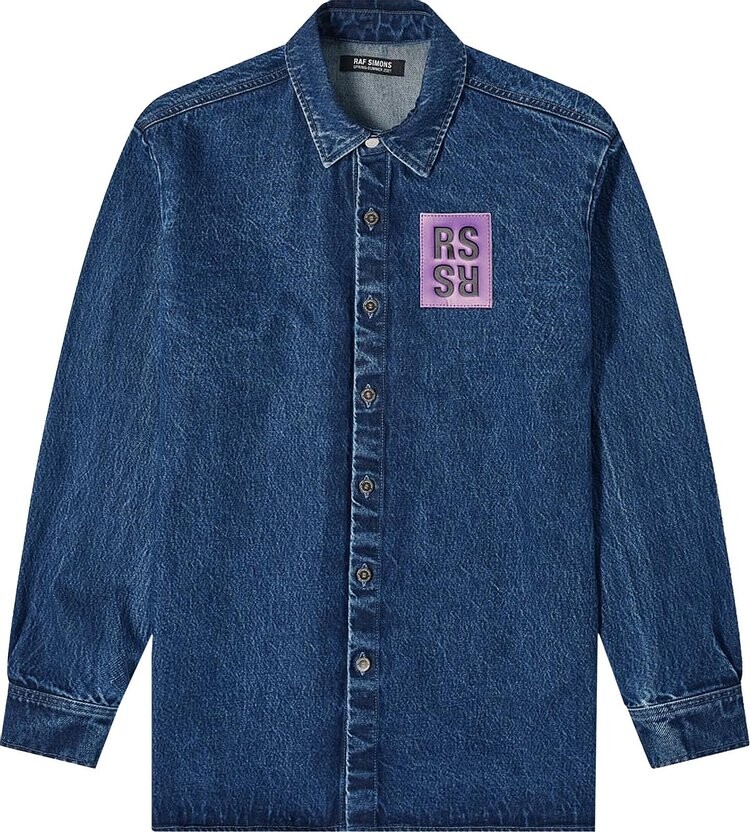 Рубашка Raf Simons Straight Fit Denim Overshirt 'Navy', синий
Рубашка Raf Simons Straight Fit Denim Overshirt 'Navy', синий