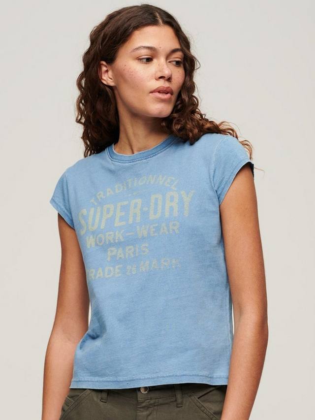 Футболка с графическим рисунком и короткими рукавами Superdry, цвет Bleach Indigo Wash
Футболка с графическим рисунком и короткими рукавами Superdry, цвет Bleach Indigo Wash