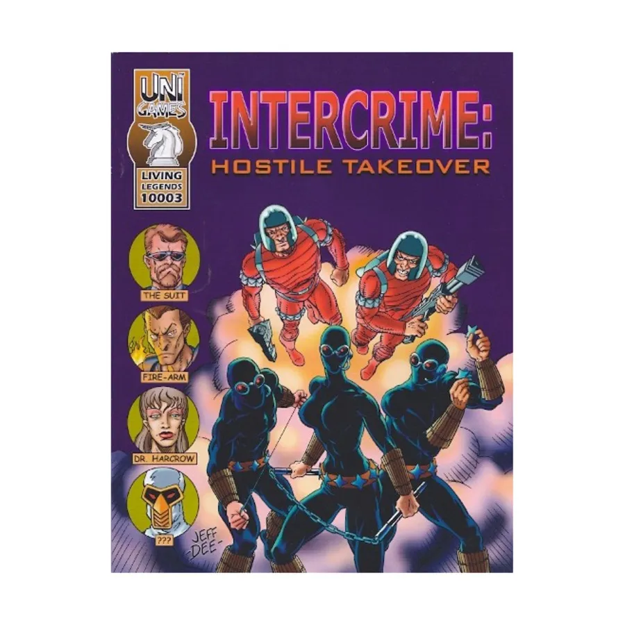 Intercrime - Hostile Takeover (1st Edition), Living Legends (Unigames), мягкая обложка
Intercrime - Hostile Takeover (1st Edition), Living Legends (Unigames), мягкая обложка