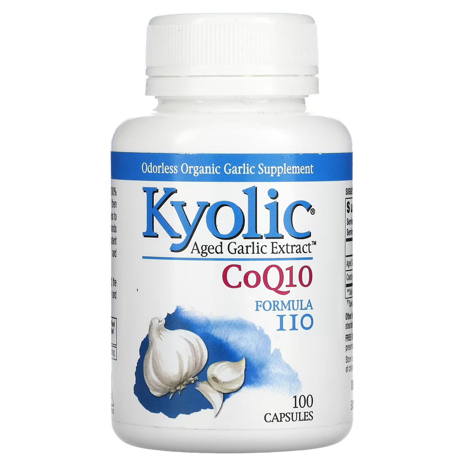 Kyolic, Aged Garlic Extract, CoQ10, формула 110, 100 капсул
Kyolic, Aged Garlic Extract, CoQ10, формула 110, 100 капсул