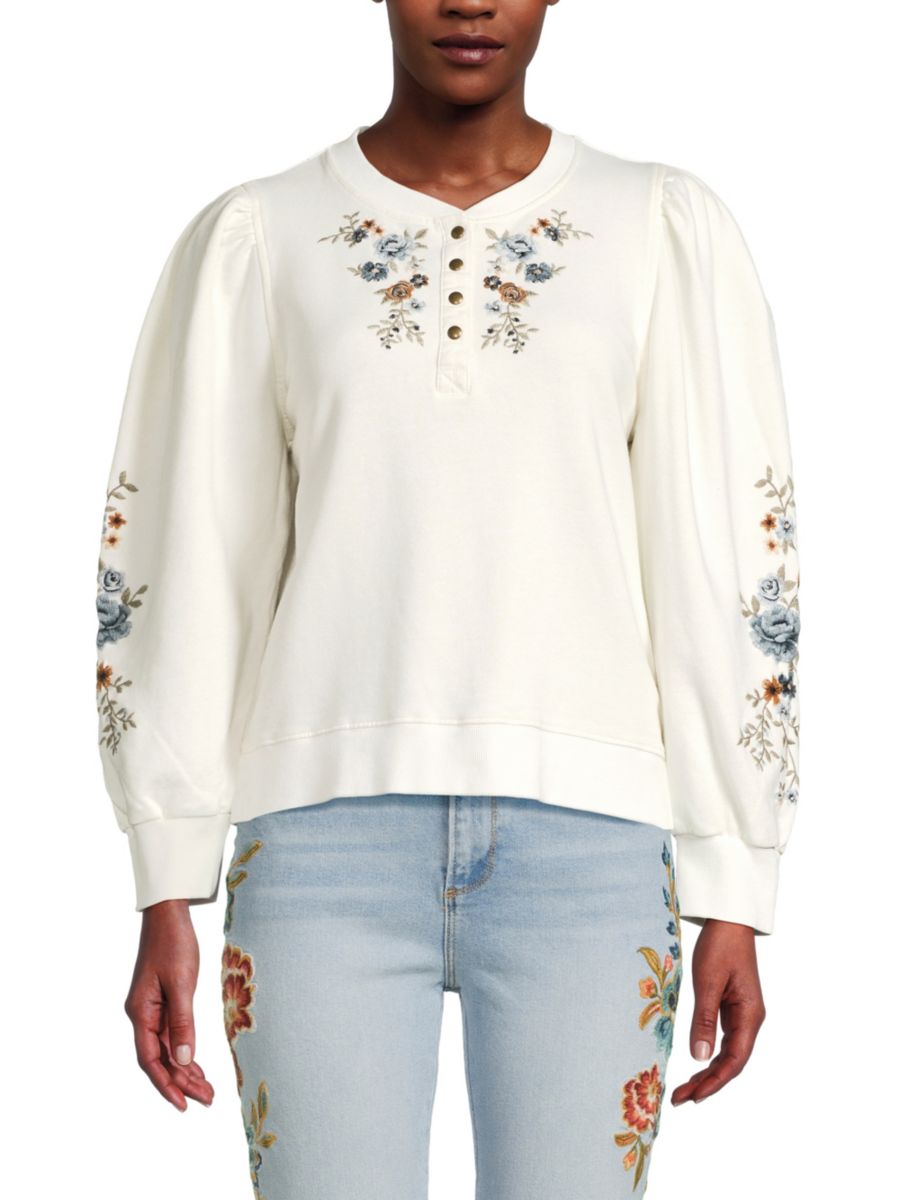 Вышитая толстовка Хенли Driftwood, кремовый
Вышитая толстовка Хенли Driftwood, кремовый