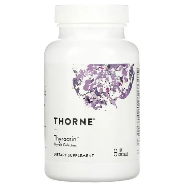 Thyrocsin, кофакторы щитовидной железы, 120 капсул, Thorne Research
Thyrocsin, кофакторы щитовидной железы, 120 капсул, Thorne Research