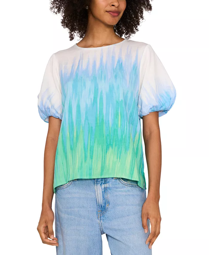 Женский топ с рукавами-фонариками в технике тай-дай Vince Camuto, зеленый
Женский топ с рукавами-фонариками в технике тай-дай Vince Camuto, зеленый