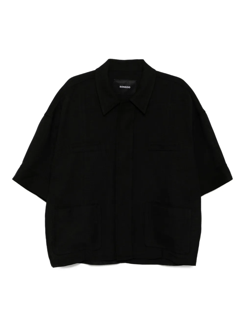 Рубашка на пуговицах SONGZIO, черный
Рубашка на пуговицах SONGZIO, черный