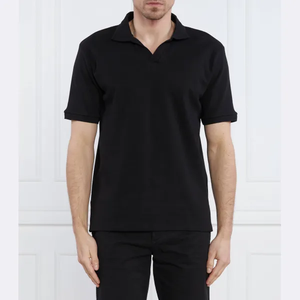 Рубашка поло стандартного кроя Hugo, черный 
Рубашка поло стандартного кроя Hugo, черный