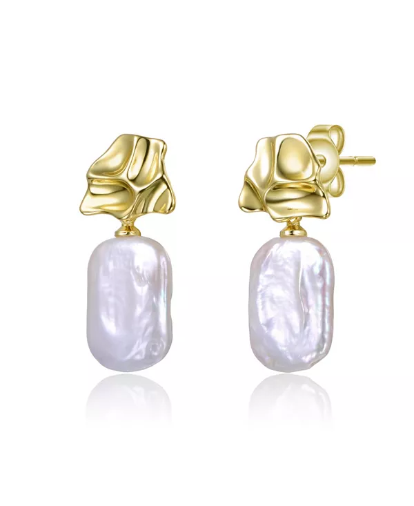 Серьги-Подвески из стерлингового серебра 14 карат с позолотой и пресноводным жемчугом Genevive, gold
Серьги-Подвески из стерлингового серебра 14 карат с позолотой и пресноводным жемчугом Genevive, gold