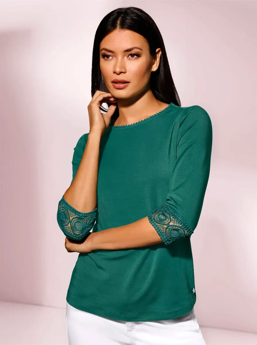 CREATION L PREMIUM Рубашка с рукавом 3/4 "Рубашка из лиоцелла", зеленый
CREATION L PREMIUM Рубашка с рукавом 3/4 "Рубашка из лиоцелла", зеленый