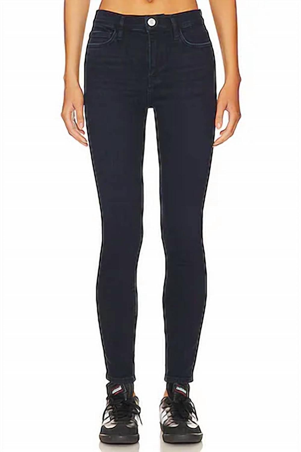 Джинсы Le High Skinny Side Slit Ankle In Onyx Indigo FRAME
Джинсы Le High Skinny Side Slit Ankle In Onyx Indigo FRAME