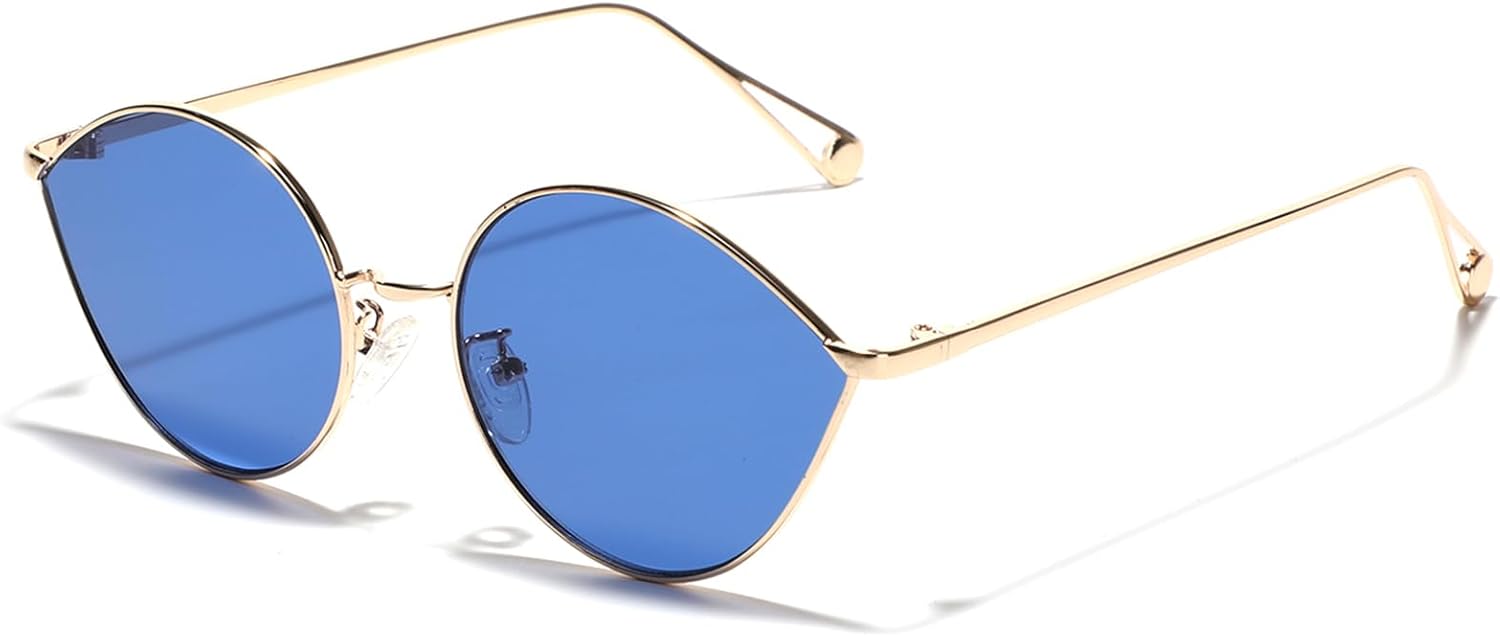 Забавные солнцезащитные очки неправильной формы «кошачий глаз» для женщин, модные, изящные, в тонкой металлической оправе, тонированные, с защитой от УФ-излучения UV400 TIGA VINTA, 4
Забавные солнцезащитные очки неправильной формы «кошачий глаз» для женщин, модные, изящные, в тонкой металлической оправе, тонированные, с защитой от УФ-излучения UV400 TIGA VINTA, 4