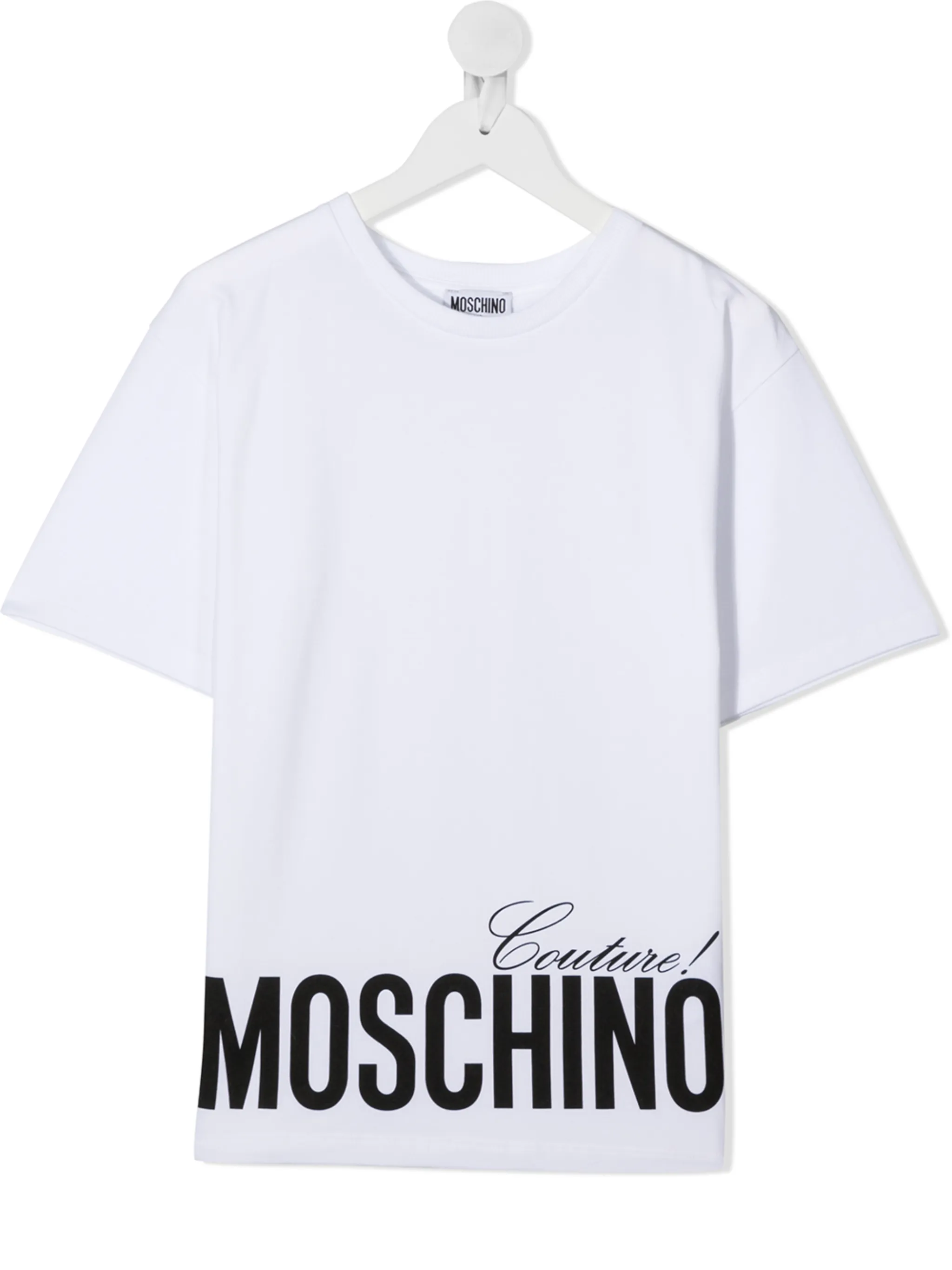 Футболка с логотипом и короткими рукавами Moschino Kids, белый
Футболка с логотипом и короткими рукавами Moschino Kids, белый