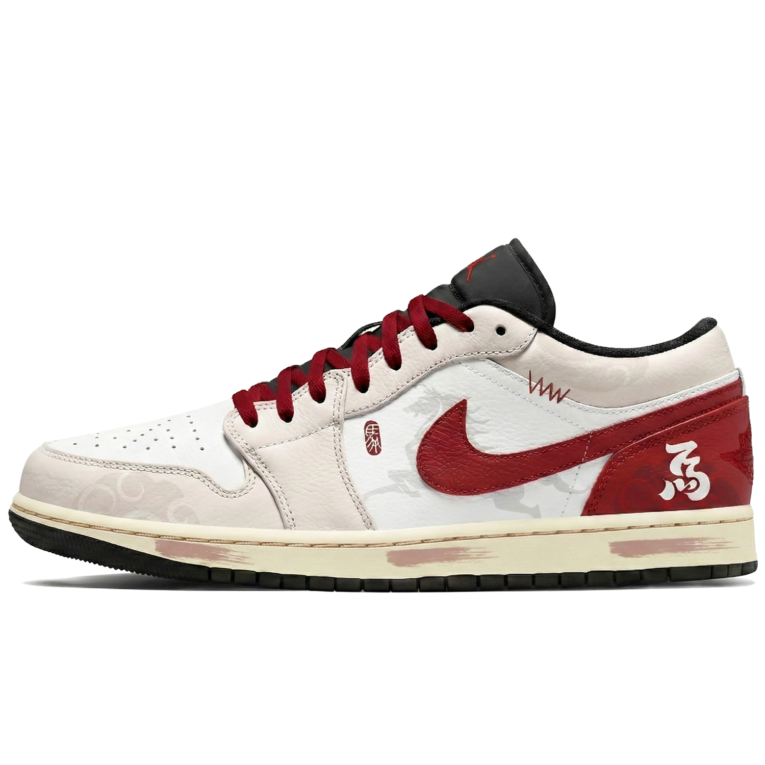 Jordan Air 1 Low CNY Horse Year, Three Times Laboratory, Red Seal Greetings Horse Abrasion Resistant Low top
Jordan Air 1 Low CNY Horse Year, Three Times Laboratory, Red Seal Greetings Horse Abrasion Resistant Low top