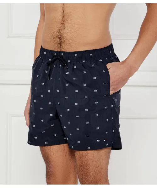 Пляжные шорты Regular fit Tommy Hilfiger Swimwear, синий 
Пляжные шорты Regular fit Tommy Hilfiger Swimwear, синий