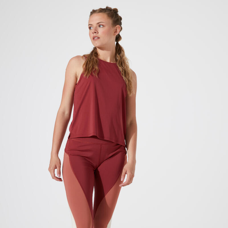 Женский свободный топ из биматериала - принт терракотового цвета DOMYOS, цвет braun
Женский свободный топ из биматериала - принт терракотового цвета DOMYOS, цвет braun