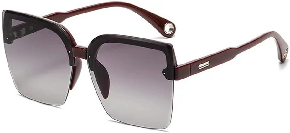 Большие солнцезащитные очки для мужчин и женщин, без оправы, солнцезащитные очки с защитой от УФ-излучения (UV400), женские солнцезащитные очки HPIRME, 1
Большие солнцезащитные очки для мужчин и женщин, без оправы, солнцезащитные очки с защитой от УФ-излучения (UV400), женские солнцезащитные очки HPIRME, 1