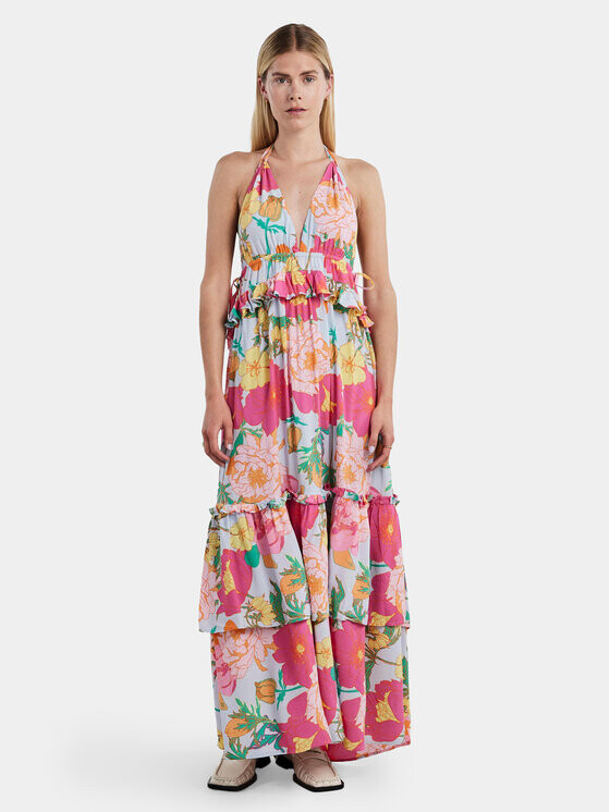 Летнее платье стандартного кроя Yas, мультиколор 
Летнее платье стандартного кроя Yas, мультиколор