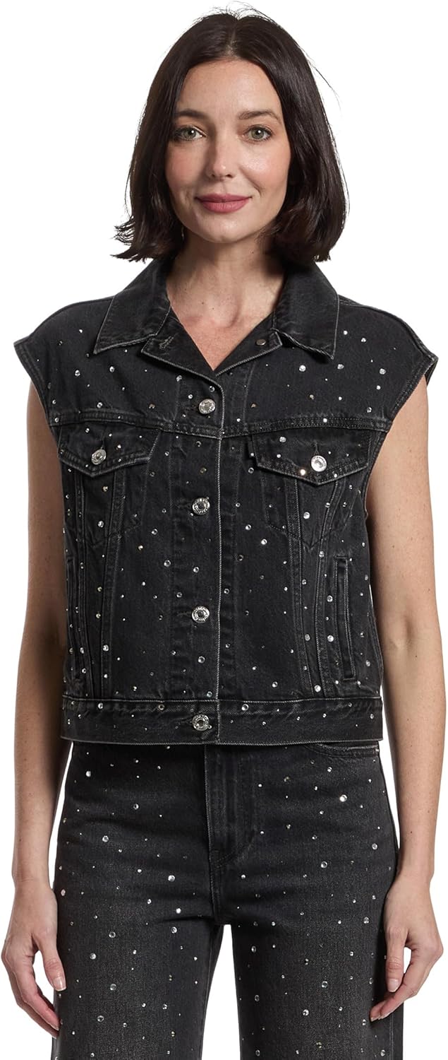 Женский укороченный жилет Levi's в стиле 90-х, Dazzle Me Smoke Vest
Женский укороченный жилет Levi's в стиле 90-х, Dazzle Me Smoke Vest