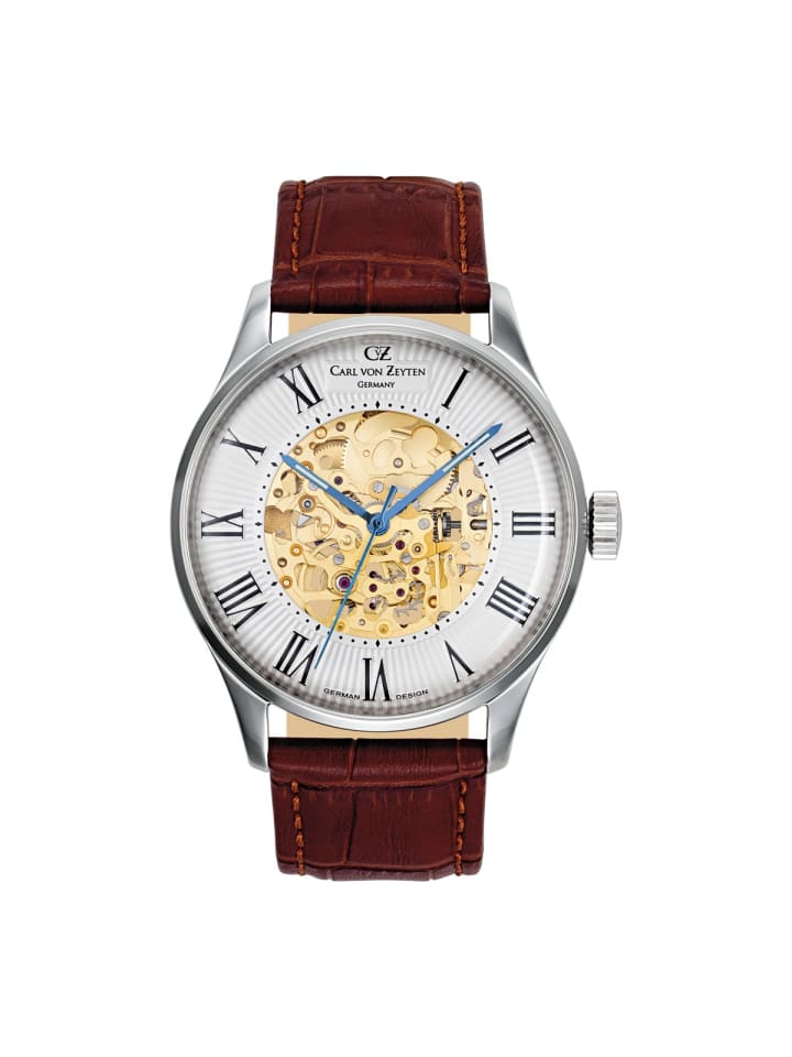 Carl von Zeyten Автоматические часы CVZ0011WH серебристого цвета
Carl von Zeyten Автоматические часы CVZ0011WH серебристого цвета