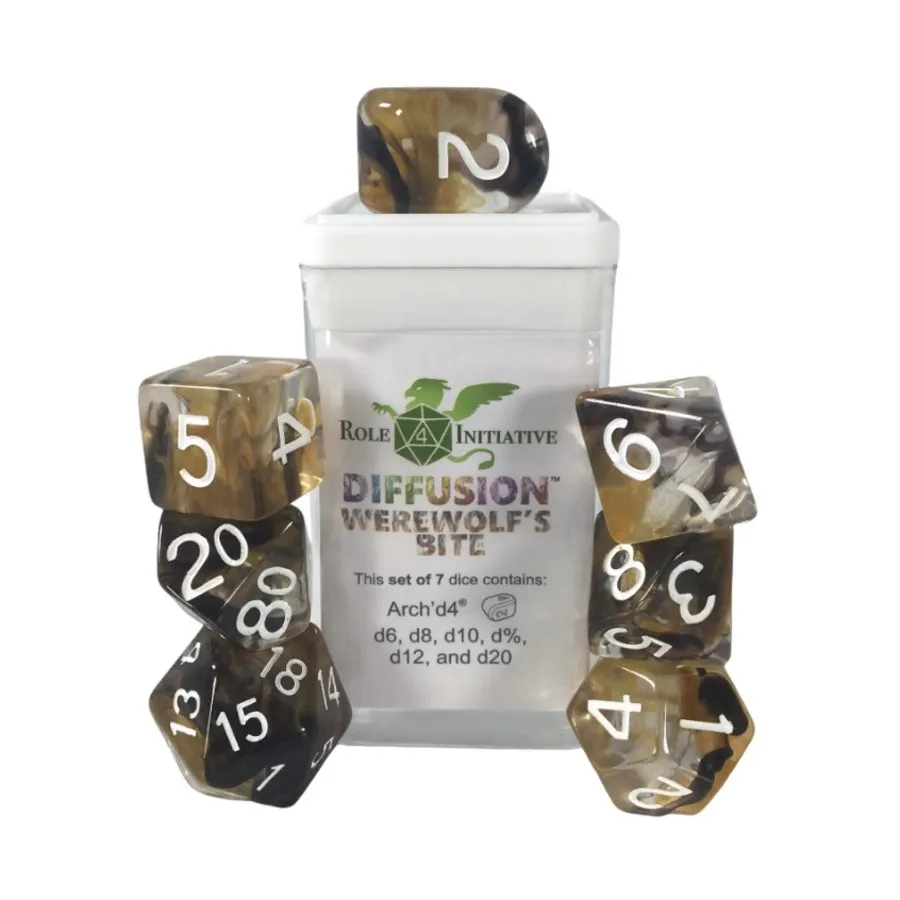 Набор Diffusion Poly — Укус оборотня с символом существа (7), Class & Creature Dice - Poly Sets
Набор Diffusion Poly — Укус оборотня с символом существа (7), Class & Creature Dice - Poly Sets