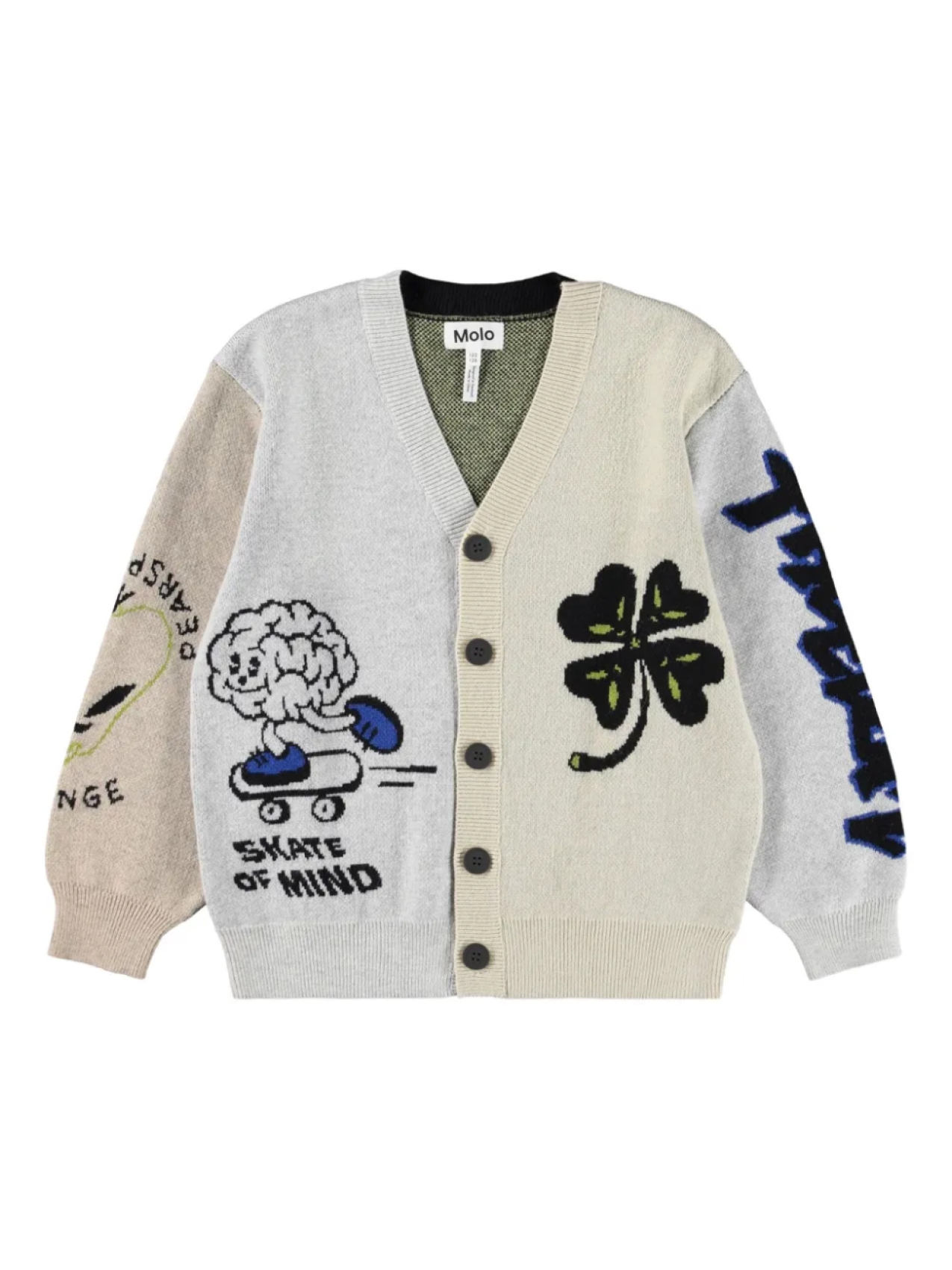 Molo кардиган с графичным узором, нейтральный
Molo кардиган с графичным узором, нейтральный