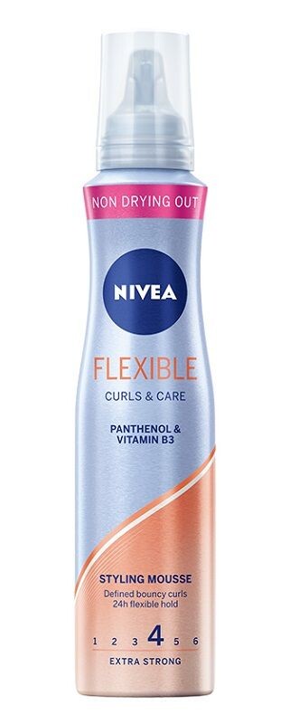 Nivea Hair Styling Flexible Curls&Care мусс для волос, 150 ml
Nivea Hair Styling Flexible Curls&Care мусс для волос, 150 ml
