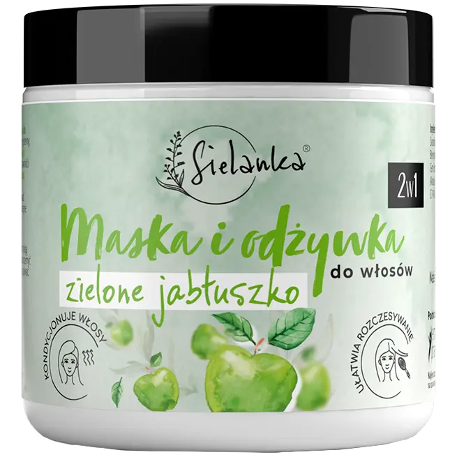 Sielanka Zielone Jabłuszko кондиционер и маска 2в1 для волос, 250 мл
Sielanka Zielone Jabłuszko кондиционер и маска 2в1 для волос, 250 мл