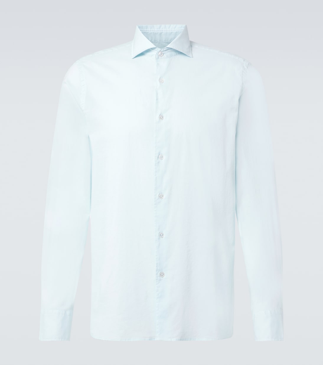 Хлопковая рубашка с добавками Fedeli, светло-синий
Хлопковая рубашка с добавками Fedeli, светло-синий