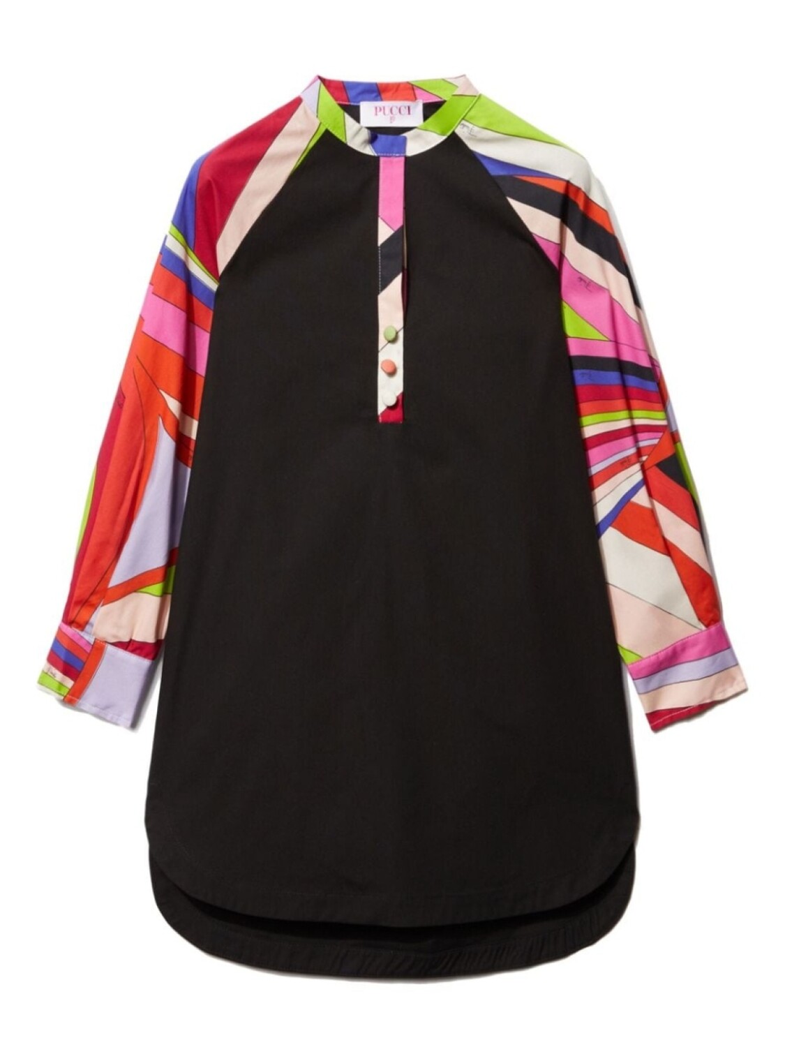 PUCCI Junior платье из хлопка с иридовым принтом, черный
PUCCI Junior платье из хлопка с иридовым принтом, черный