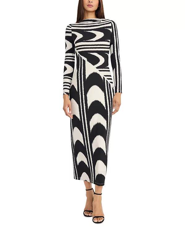 Платье с длинными рукавами Donna Morgan, черный
Платье с длинными рукавами Donna Morgan, черный