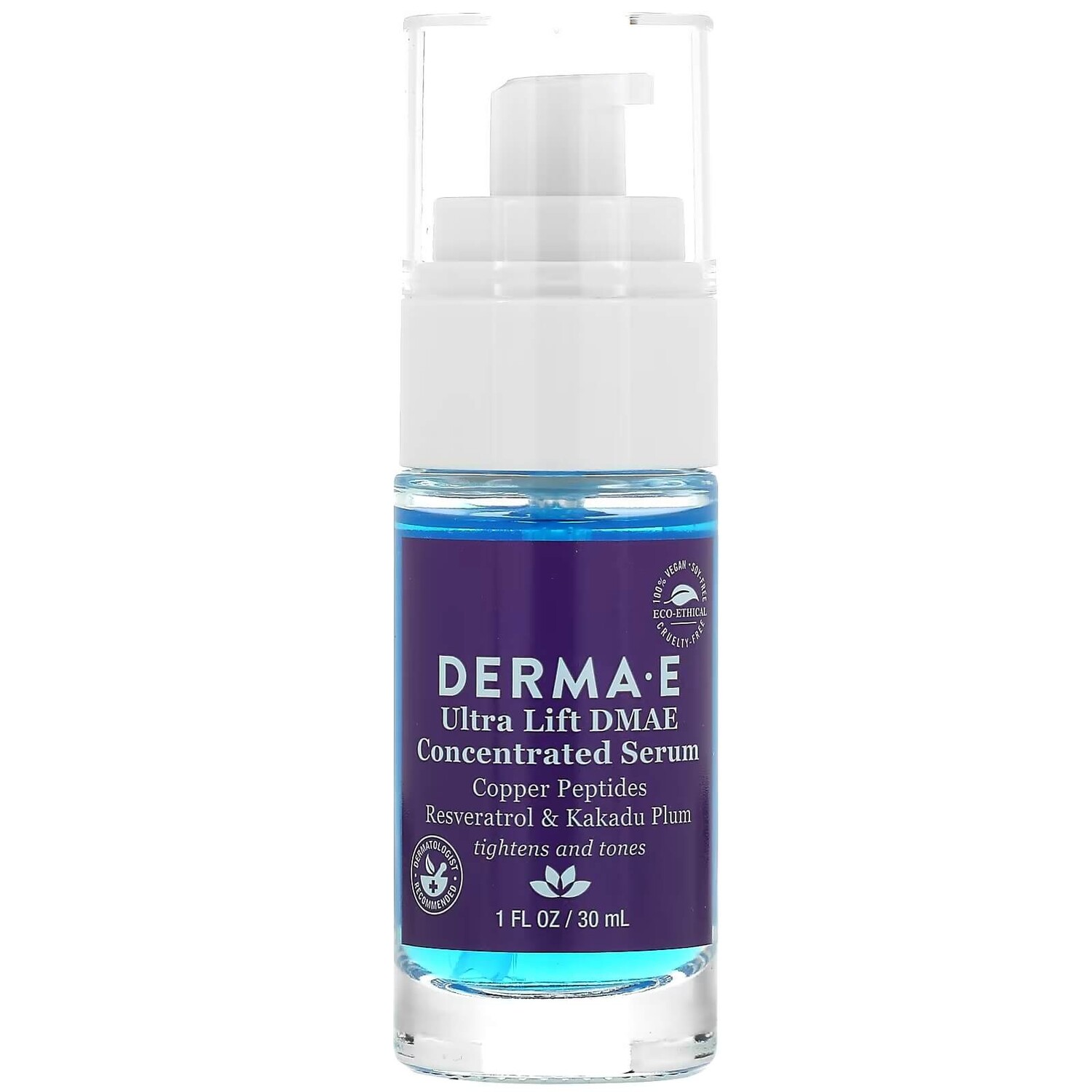 Подтягивающая сыворотка с диметиламиноэтанолом Derma E Ultra Lift DMAE, 30 мл
Подтягивающая сыворотка с диметиламиноэтанолом Derma E Ultra Lift DMAE, 30 мл