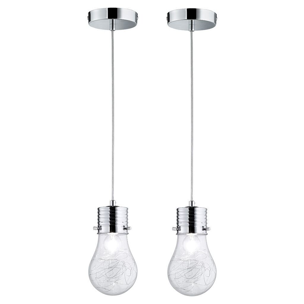 Комплект из 2 подвесных светильников, дизайн Edison, сетка, стекло, D 12 см. etc-shop, серебро
Комплект из 2 подвесных светильников, дизайн Edison, сетка, стекло, D 12 см. etc-shop, серебро