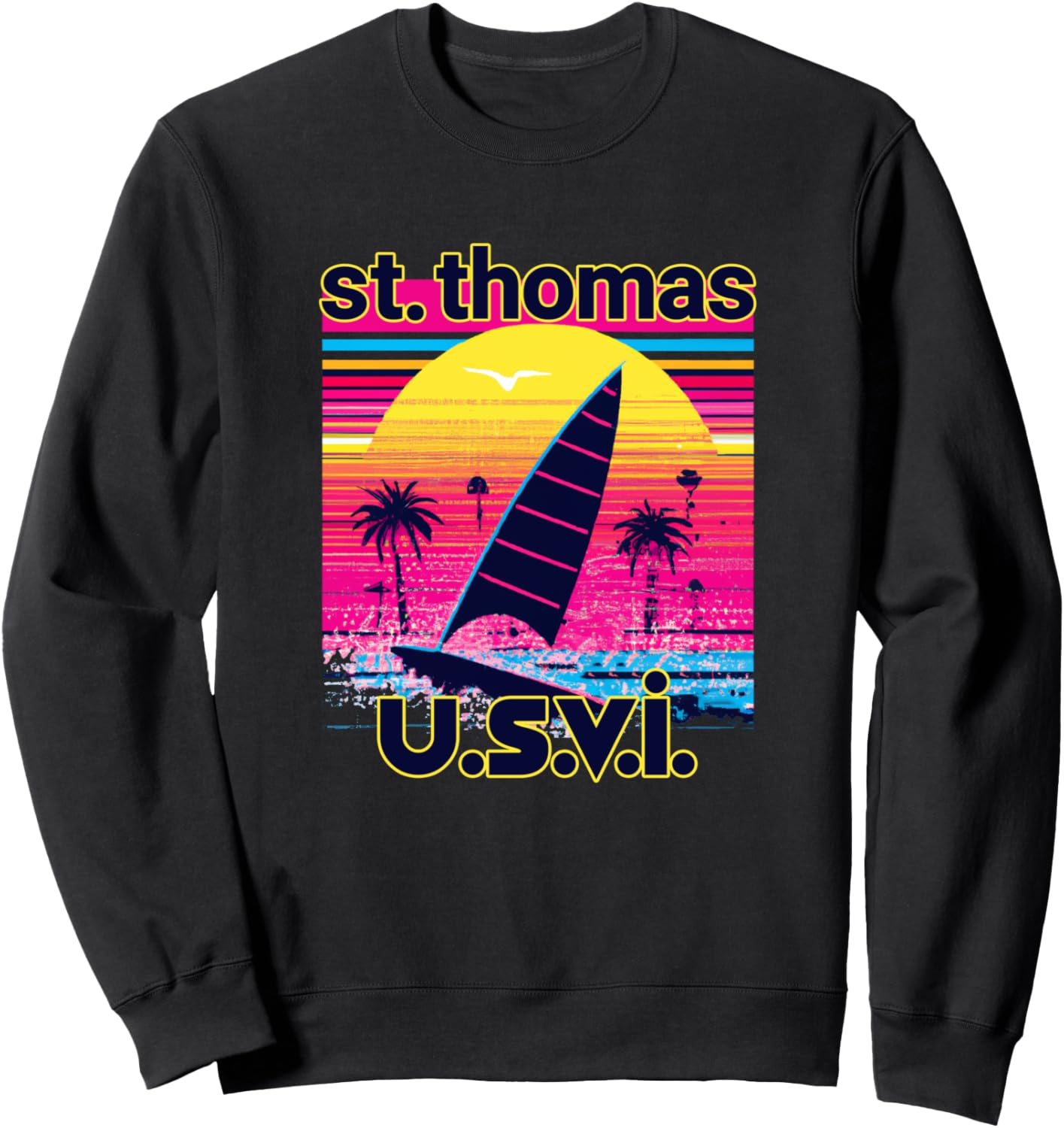 Пляжная толстовка в стиле ретро 80-х от St. Thomas St. Thomas Retro Beach Accessories, черный
Пляжная толстовка в стиле ретро 80-х от St. Thomas St. Thomas Retro Beach Accessories, черный