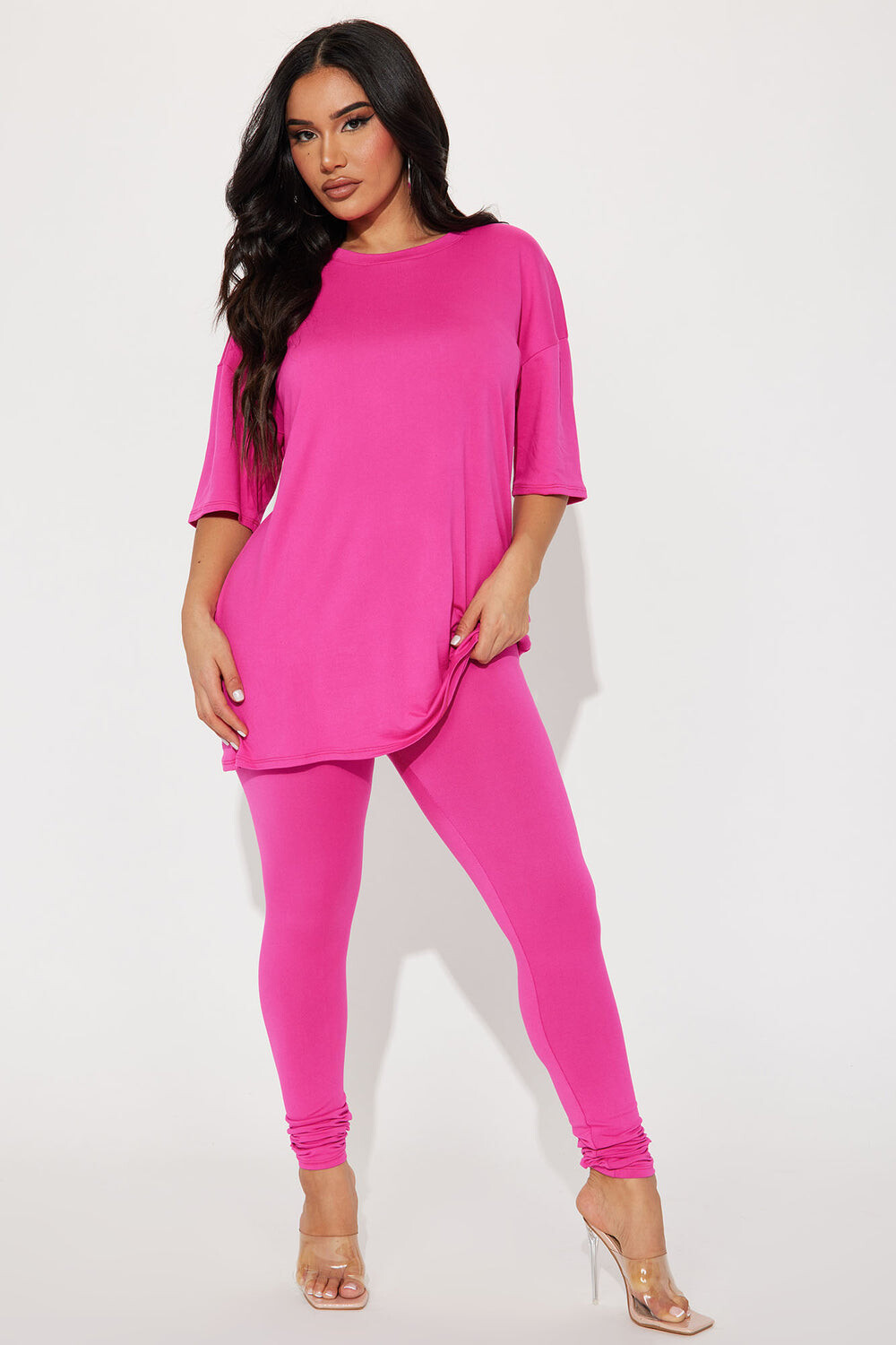 Леггинсы Fashion Nova ST7199, фуксия
Леггинсы Fashion Nova ST7199, фуксия