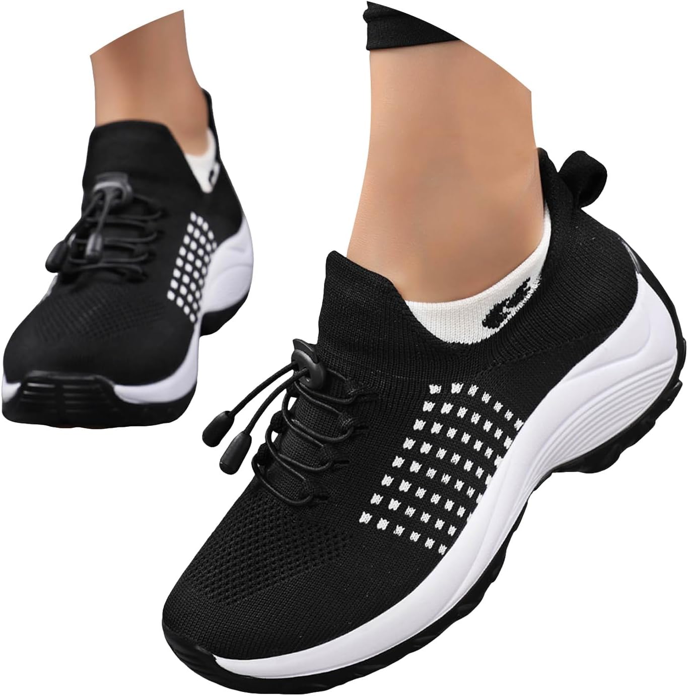 Женские ортопедические кроссовки ZSpzx Mesh, модные вязаные с широкой носочной частью, шнуровкой, спортивные с поддержкой свода стопы, баскетбольные, дышащие, легкие, нескользящие, удобные для ходьбы, белый
Женские ортопедические кроссовки ZSpzx Mesh, модные вязаные с широкой носочной частью, шнуровкой, спортивные с поддержкой свода стопы, баскетбольные, дышащие, легкие, нескользящие, удобные для ходьбы, белый