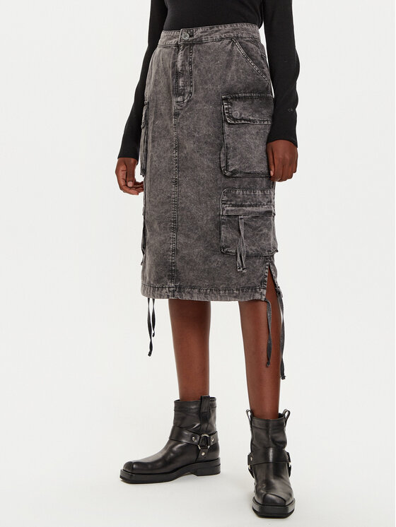 Джинсовая юбка стандартного кроя Alpha Industries, серый
Джинсовая юбка стандартного кроя Alpha Industries, серый