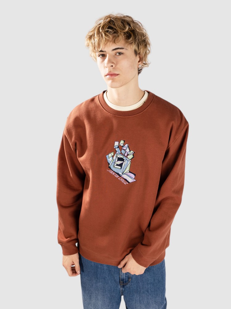 Свитер Santa Cruz Screaming Scratched Hand Strip Sweater, burnt sienna
Свитер Santa Cruz Screaming Scratched Hand Strip Sweater, burnt sienna