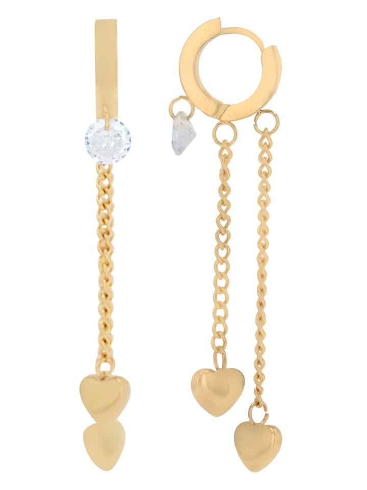 Adeliás Женский кулон - кулон в форме сердца из нержавеющей стали с золотыми стразами
Adeliás Женский кулон - кулон в форме сердца из нержавеющей стали с золотыми стразами