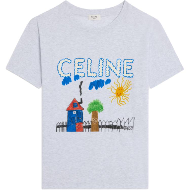 Футболка с логотипом CELINE, темно серый
Футболка с логотипом CELINE, темно серый