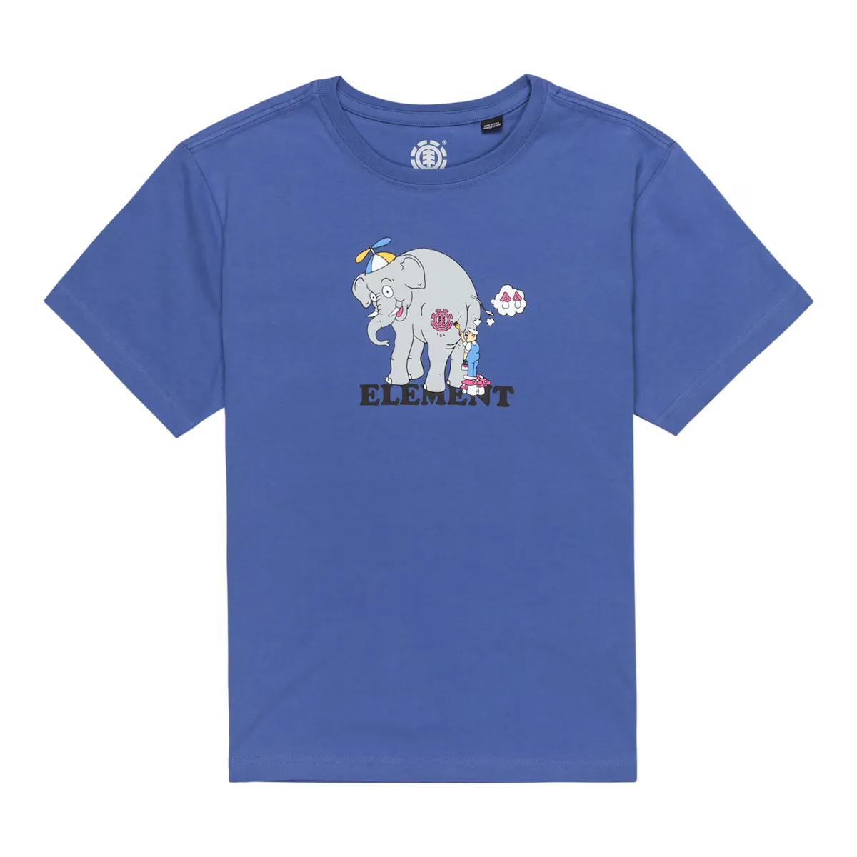 Детская футболка с надписью «Paintjob Element», синий
Детская футболка с надписью «Paintjob Element», синий