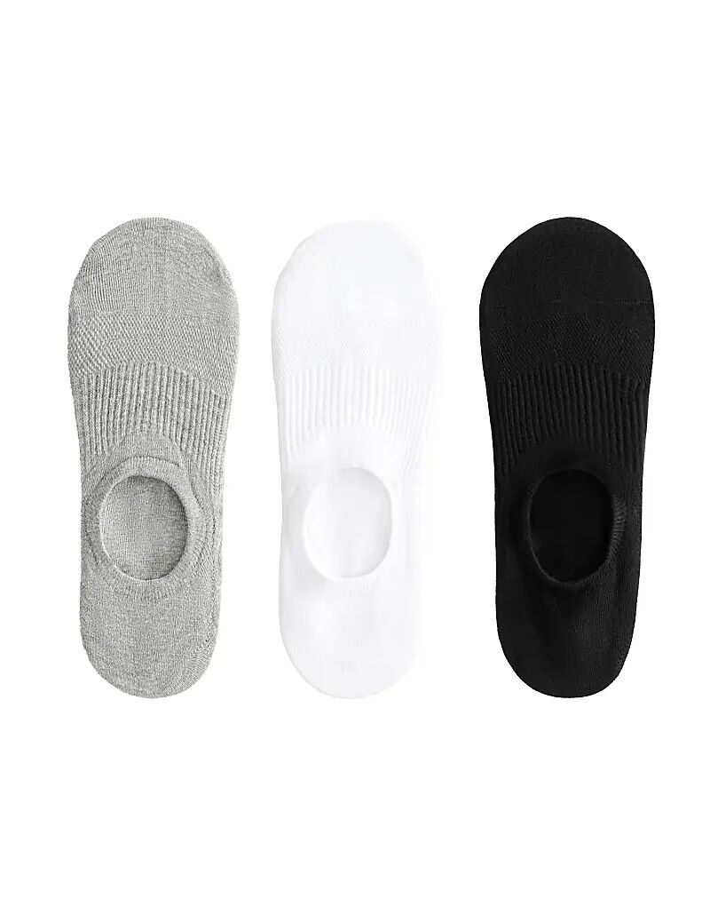 Три пары спортивных носков OYSHO из хлопковой смеси с высоким воротом, невидимые, серо-меланжевого цвета
Три пары спортивных носков OYSHO из хлопковой смеси с высоким воротом, невидимые, серо-меланжевого цвета